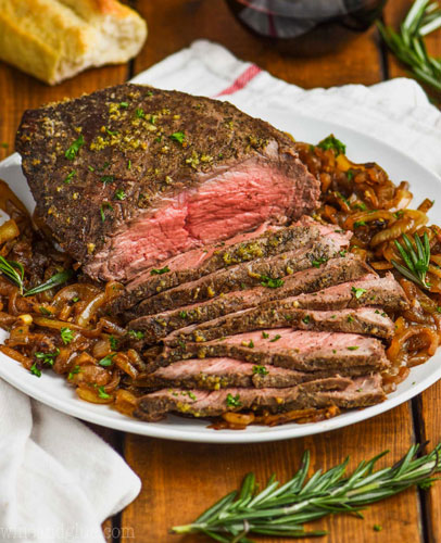 Served-Top-Round-Steak